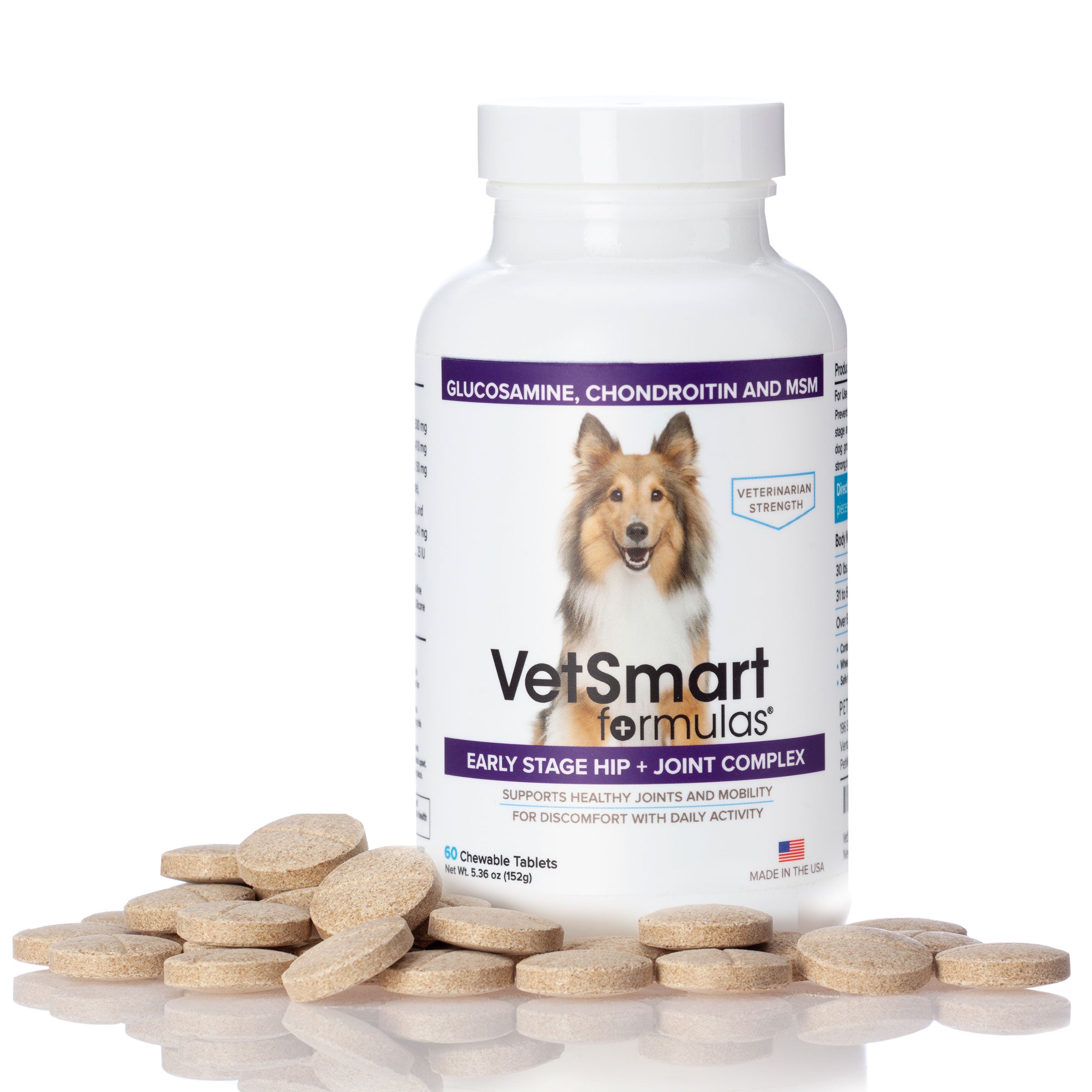 Glucosamine and chondroitin supplements for outlet dogs